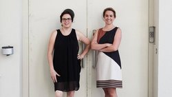 Daniela Marino (à g.) et Fabienne Hartmann-Fisch, les deux cofondatrices de Cutiss.