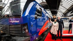 Le premier "Nightjet" de nouvelle génération a été baptisé "City of Zurich".