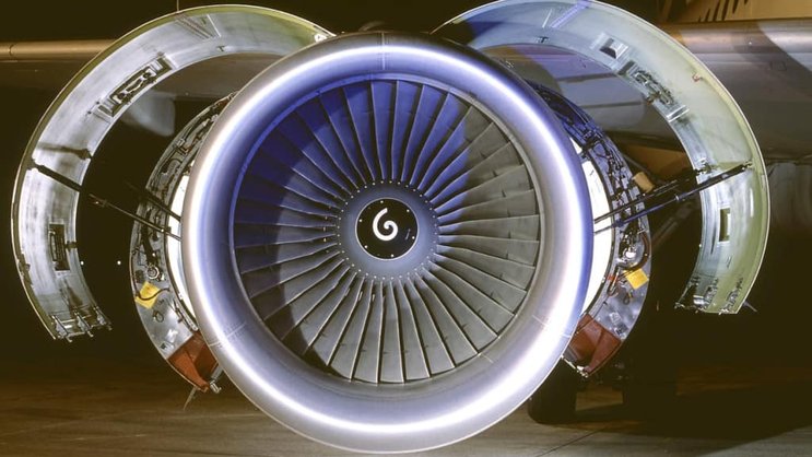 Un moteur d'avion CFM56, principal succès de Safran. Le groupe français a vu son activité stimulée au premier trimestre par la reprise du trafic aérien mondial, avec un chiffre d'affaires qui a bondi de 29,4% sur un an. (archives)