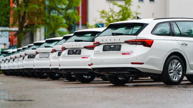 Le constructeur Škoda a fait son entrée dans le top ten des modèles de véhicules de flotte.