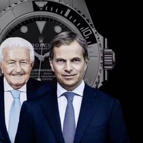 Les acteurs de la méga-transaction horlogère: Jörg Bucherer (g.) et Jean-Frédéric Dufour.