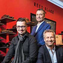De g. à dr.: Jérémy Christillin, Servais Micolot et Pierre-Olivier Haenni, les trois cofondateurs de Reed Blake.