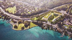 A l’entrée de la commune genevoise de Bellevue, à deux pas du Léman, de la ligne CFF et de la sortie d’autoroute, de nouvelles constructions attireront 600 à 700 habitants supplémentaires.