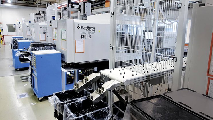 Johnson Electric a mis en place cet été une chaîne de production entièrement automatisée (ici des actionneurs automobiles).