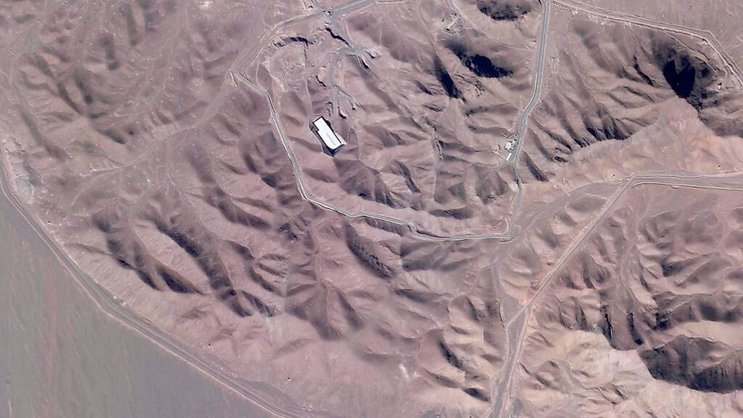 Site nucléaire souterrain de Fordo: En avril 2021, l'Iran avait déjà annoncé avoir commencé à produire de l'uranium enrichi à 60% dans le site de Natanz (centre), se rapprochant des 90% nécessaires à la confection d'une bombe atomique.