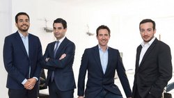 Les fondateurs de Taurus (de gauche à droite): Lamine Brahimi, Oren-Olivier Puder, Sebastien Dessimoz, et Jean-Philippe Aumasson.