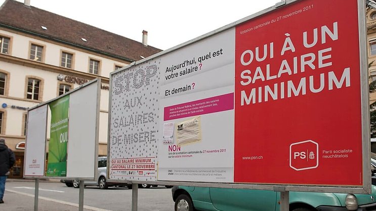 Les Fribourgeois devront probablement se prononcer sur l'intitiative demandant l'introduction d'un salaire minimum dans le canton, à l'instar des Neuchâtelois en 2011 (archives).