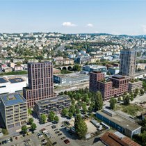 Les logements, commerces et bureaux de Central Malley seront disponibles dès 2025. Le budget total du chantier s’élève à 250 millions de francs.