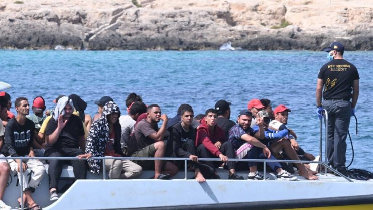 Des milliers de migrants arrivent en Europe via Lampedusa (Photo d'illustration).