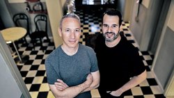 Daniel Schreiber (à g.) et Shai Wininger, les deux cofondateurs de Lemonade, réinventent la branche de l’assurance.