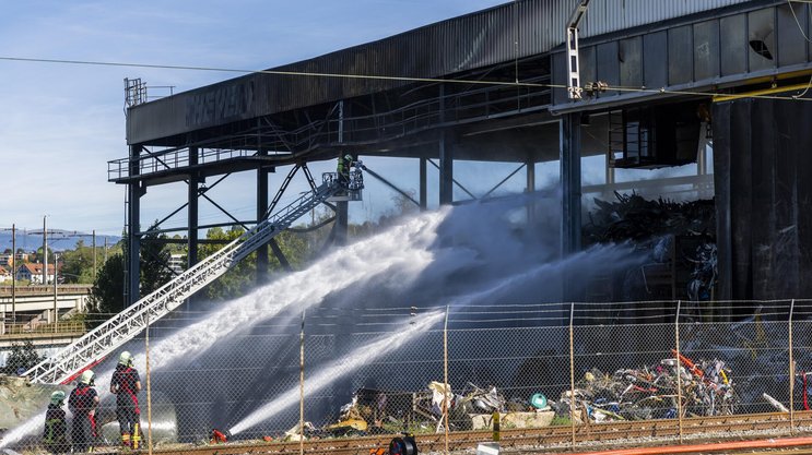 L’incendie sur le site de l’entreprise Thévenaz-Leduc a fortement affecté la qualité de l’air.