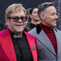 Elton John, ici avec son mari David Furnish.