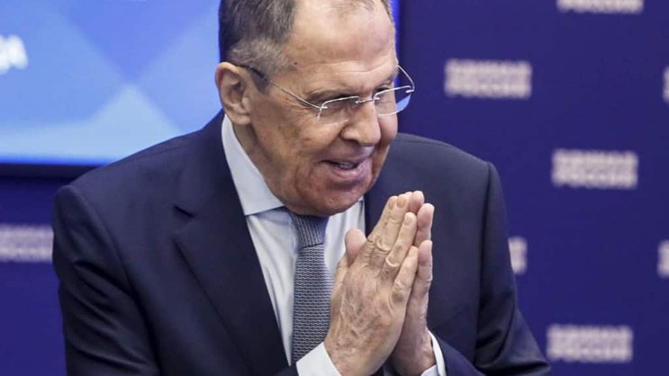 Le ministre russe des affaires étrangères Sergueï Lavrov est arrivé dimanche soir à Bagdad, accompagné d'une importante délégation (archives).