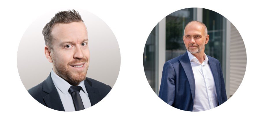 Les spécialistes en planification financière: Mathieu Aebi et Fabrice Geinoz.