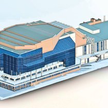 800 relevés par scanner 3D ont été nécessaires pour capturer les huit niveaux du nouveau Centre de Congrès & Musique Montreux selon la méthode BIM. Le projet avait été rejeté par les urnes en février et le vote a été annulé.