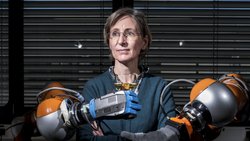 Aude Billard, directrice du centre de robotique de l’EPFL.