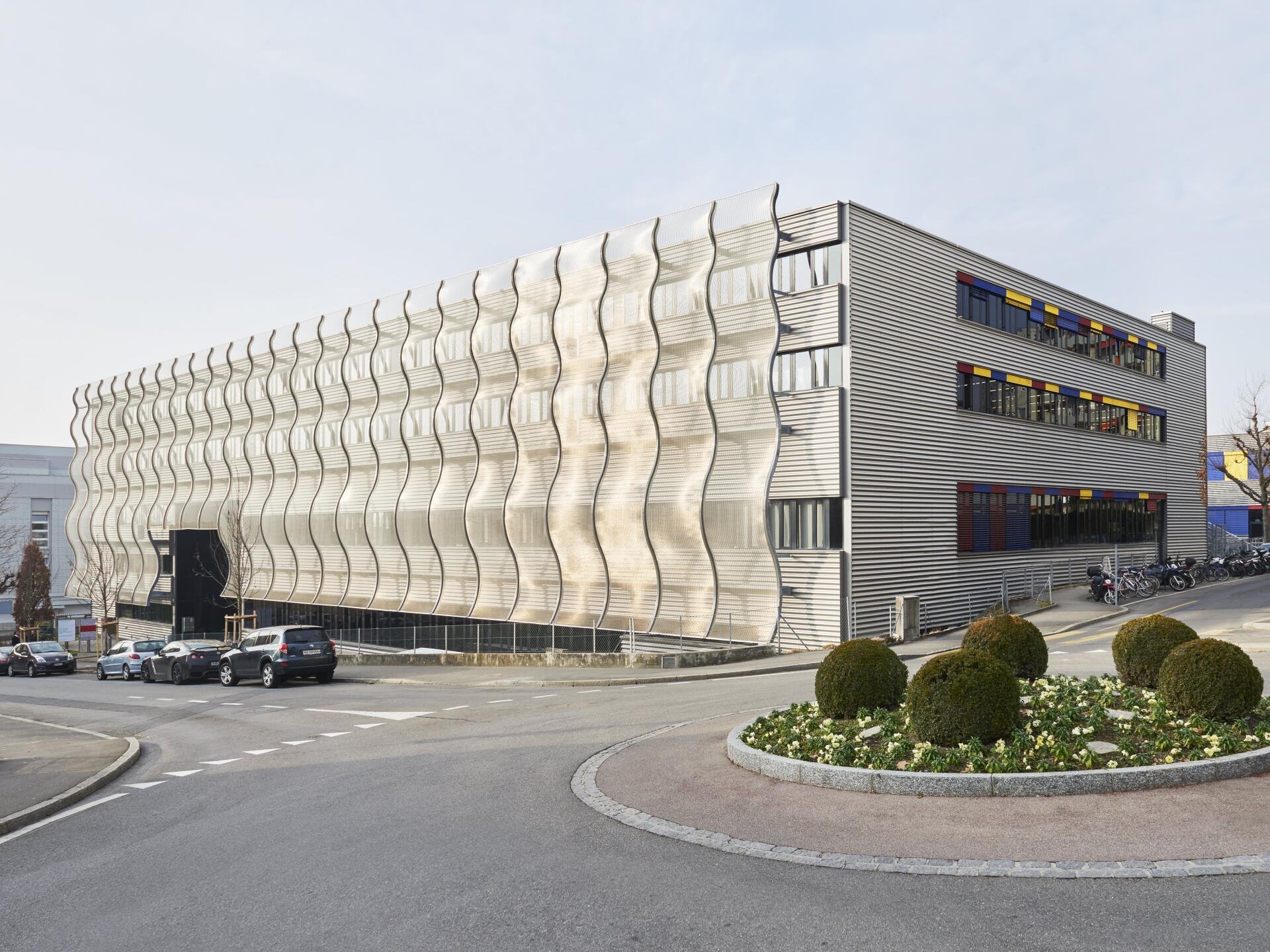 Le bâtiment de l’ECAL, à Renens (VD)