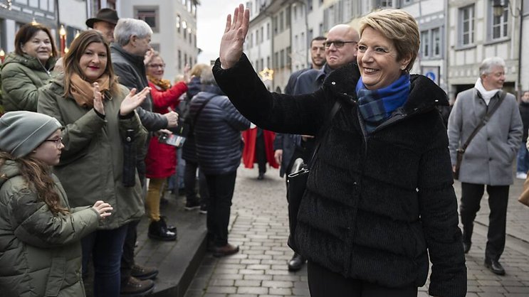 La présidente de la Confédération pour 2025, Karin Keller-Sutter, souhaite avec son compte personnel sur X "communiquer directement avec la population", selon son département.