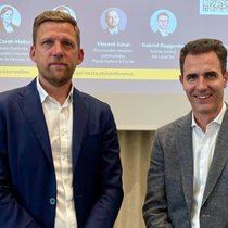 Les deux cofondateurs de la start-up, Nicolas Mossaz et Thibaut Seillier.