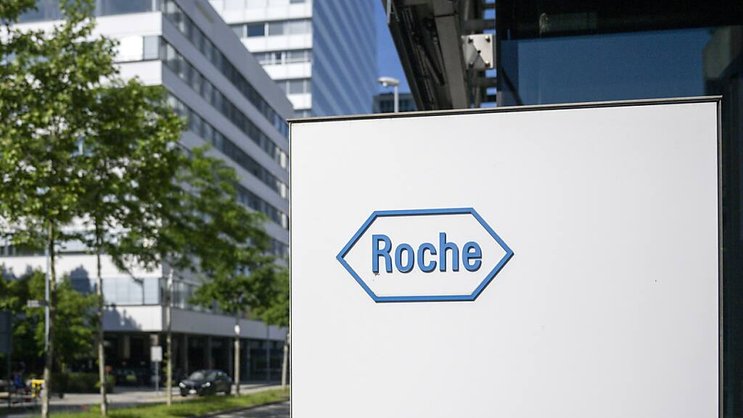 Désormais première société suisse en termes de capitalisation boursière, le géant pharmaceutique bâlois Roche pointe au 46e rang mondial (archives).