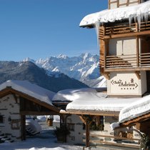 Le Chalet d’Adrien en hiver.