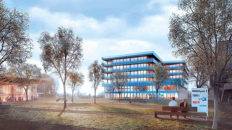 Mediaparc Fribourg a été inauguré en décembre.