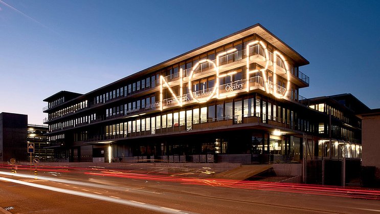 25 entreprises ont installé leur siège dans les 18 000 m2 des locaux de Noerd, à Zurich, et bénéficient d’un ensemble de services.