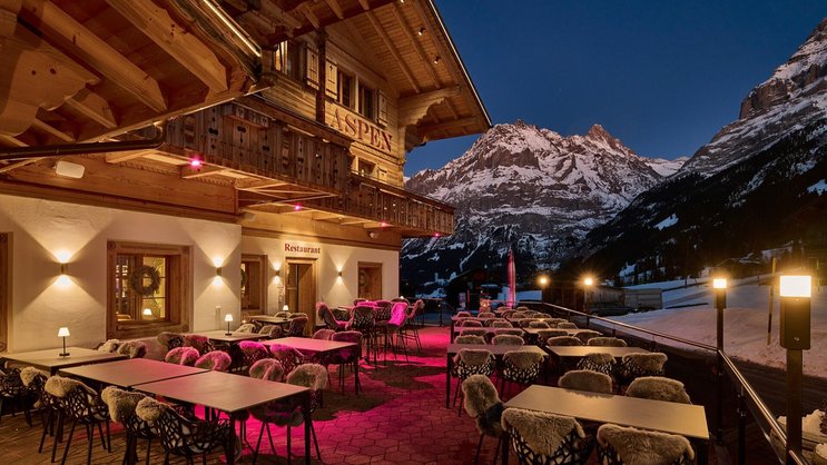 L'hôtel Aspen à Grindelwald.