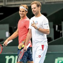 Roger Federer et Severin Lüthi se connaissent depuis l’âge de 11 et 16 ans. Une longue relation!