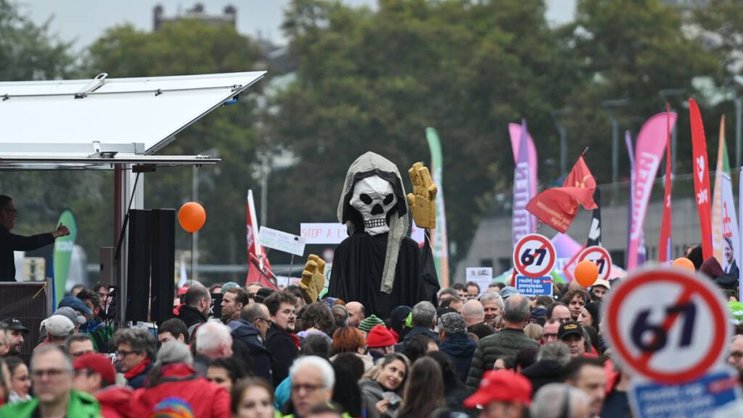 La Belgique avait déjà connu une journée de grève générale, le 14 octobre dernier.