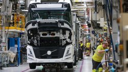 Les conditions de marché plus difficiles en Amérique du Nord et en Amérique du Sud ont eu un impact négatif sur le chiffre d'affaires de Volvo Group (archives).