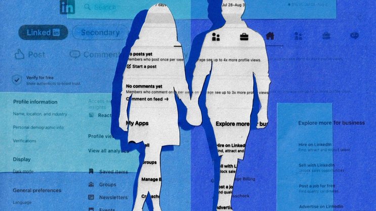 LinkedIn, la nouvelle application de rencontre: quand le réseau pro remplace Tinder (Daisy Korpics/WSJ, iStock)