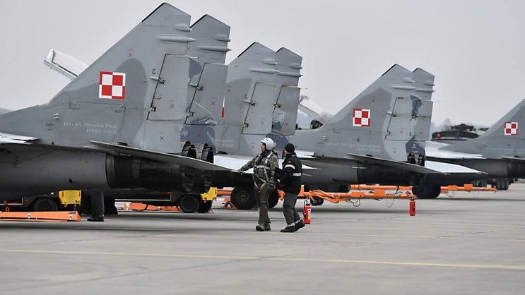 Ces Mig-29 sont les premiers chasseurs livrés par la Pologne à l'Ukraine.