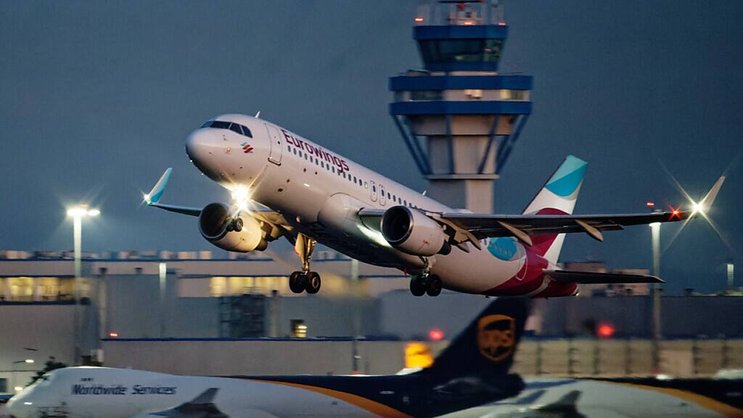 Eurowings entend supprimer plus de 1000 vols de et vers Hambourg l'an prochain (archives).
