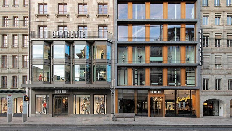 Les trois immeubles du 30 au 36 de la rue du Marché vendus par Bongénie