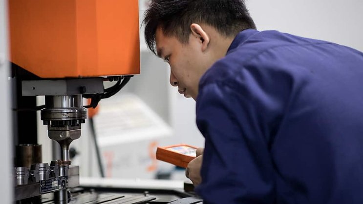 La croissance de la production industrielle chinois a ralenti en mai en Chine, signe d'une reprise inégale de la deuxième économie mondiale. (archive)