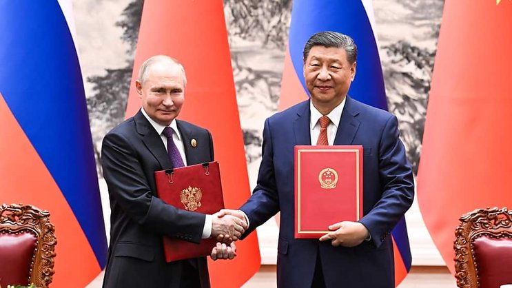 La relation diplomatique et commerciale entre la Chine et la Russie s'est nettement renforcée depuis le début de l'invasion en Ukraine en février 2022.