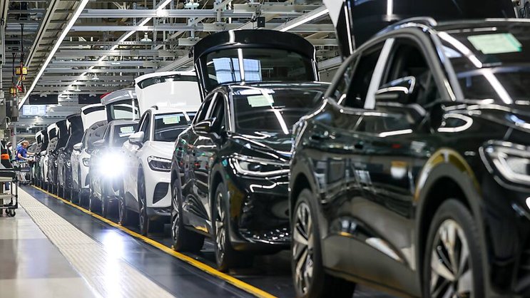 L'industrie automobile allemande a vu sa production reculer de 3,5% sur un mois (archives).
