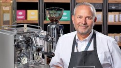 Ennio Cantergiani, fondateur de l’Académie du café à Satigny (GE)
