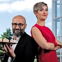 Marc Comina, le cofondateur de la société lausannoise Kiiz, avec Sarah Luvisotto, CEO.