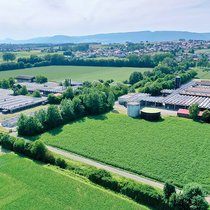 Un million de mètres carrés de surface agricole sont à disposition pour des tests à large échelle.