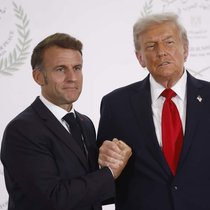 Selon une étude, le président américain Donald Trump a été plus médiatisé en France en 2025 que le président français Emmanuel Macron (archives).