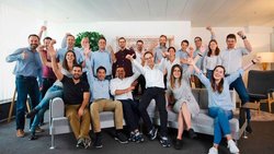 Les collaborateurs de Loanboox, une plateforme lancée en 2016, à Zurich.