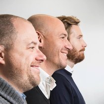 De g. à dr.: Vincent Oswald, Joël Houmard et Alain Pittet, les trois cofondateurs d’Enki Capital.