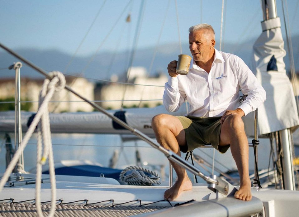 Jean-Luc et Amandine Oestreicher, hôteliers sur catamaran