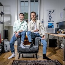 Marco Visalli et Sébastien Ray, deux amis d'enfance qui ont toujours rêvé d'être entrepreneurs.