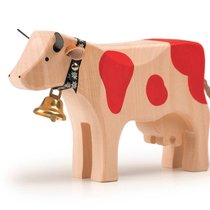 Le petit bovin de Trauffer Holzspielwaren a traversé le temps: la PME familiale est née en 1938.
