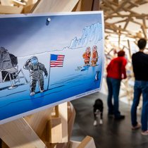 L'exposition réunit près de 180 dessins de 37 artistes de toute la Suisse.