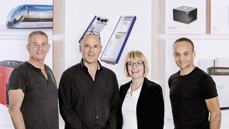 Un quatuor de dirigeants (de g. à dr.): William Kohler, Camille Mairot, Martine Jacot et Sébastien Dassi.