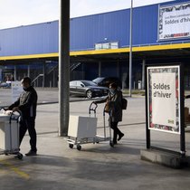 Le chiffre d'affaires d'Ikea Suisse a reculé de près de 2,3% sur un an. Ici, le magasin d'Aubonne. (archive)